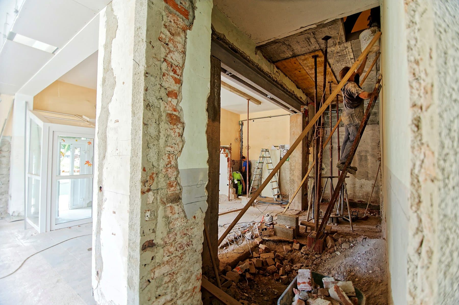 Renovierung im Innenausbau eines Hauses